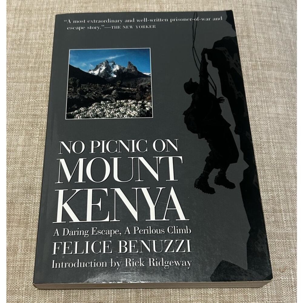 Book Paperback: No Picnic on Mount Kenya, True POW Camp 1953 Mountain
